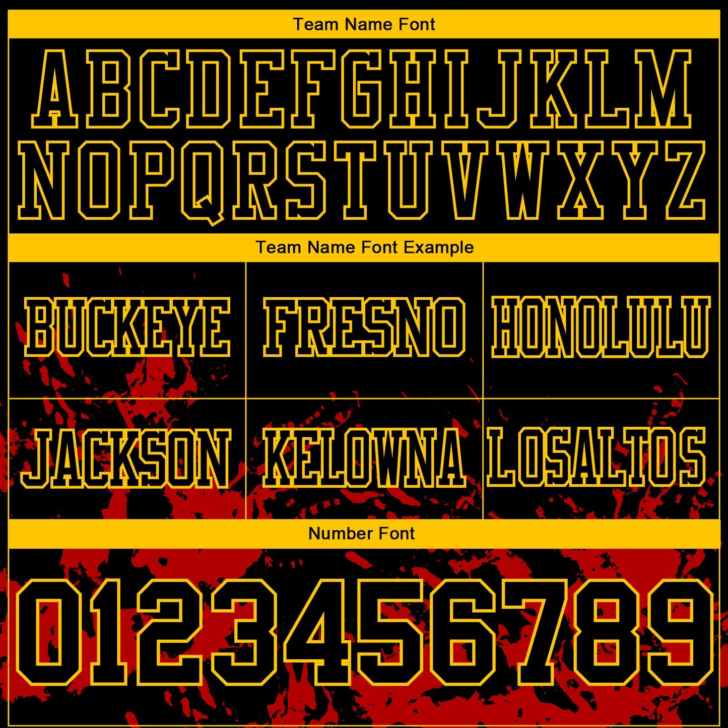 Custom Black Red-Yellow 3D Pattern Splash Authentic Football Jersey view 4