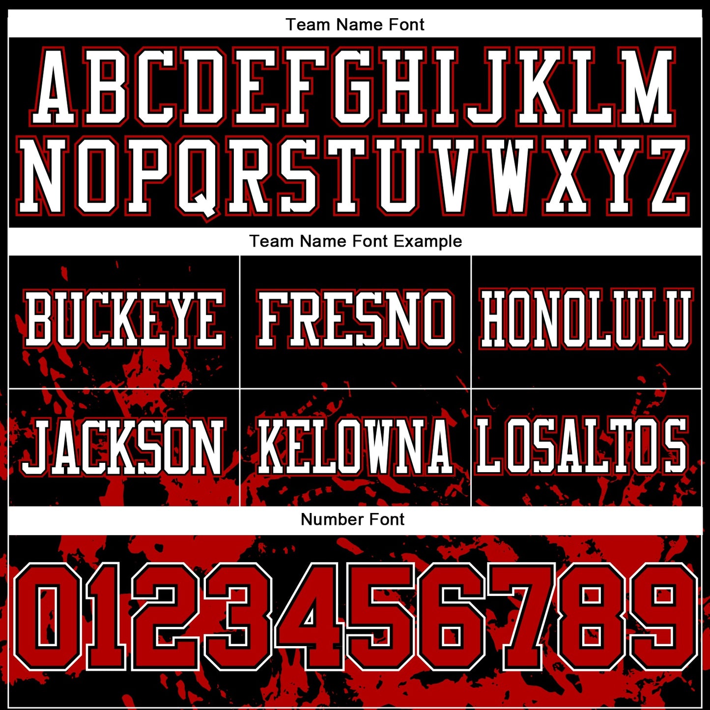 Custom Black Red-White 3D Pattern Splash Authentic Football Jersey view 4