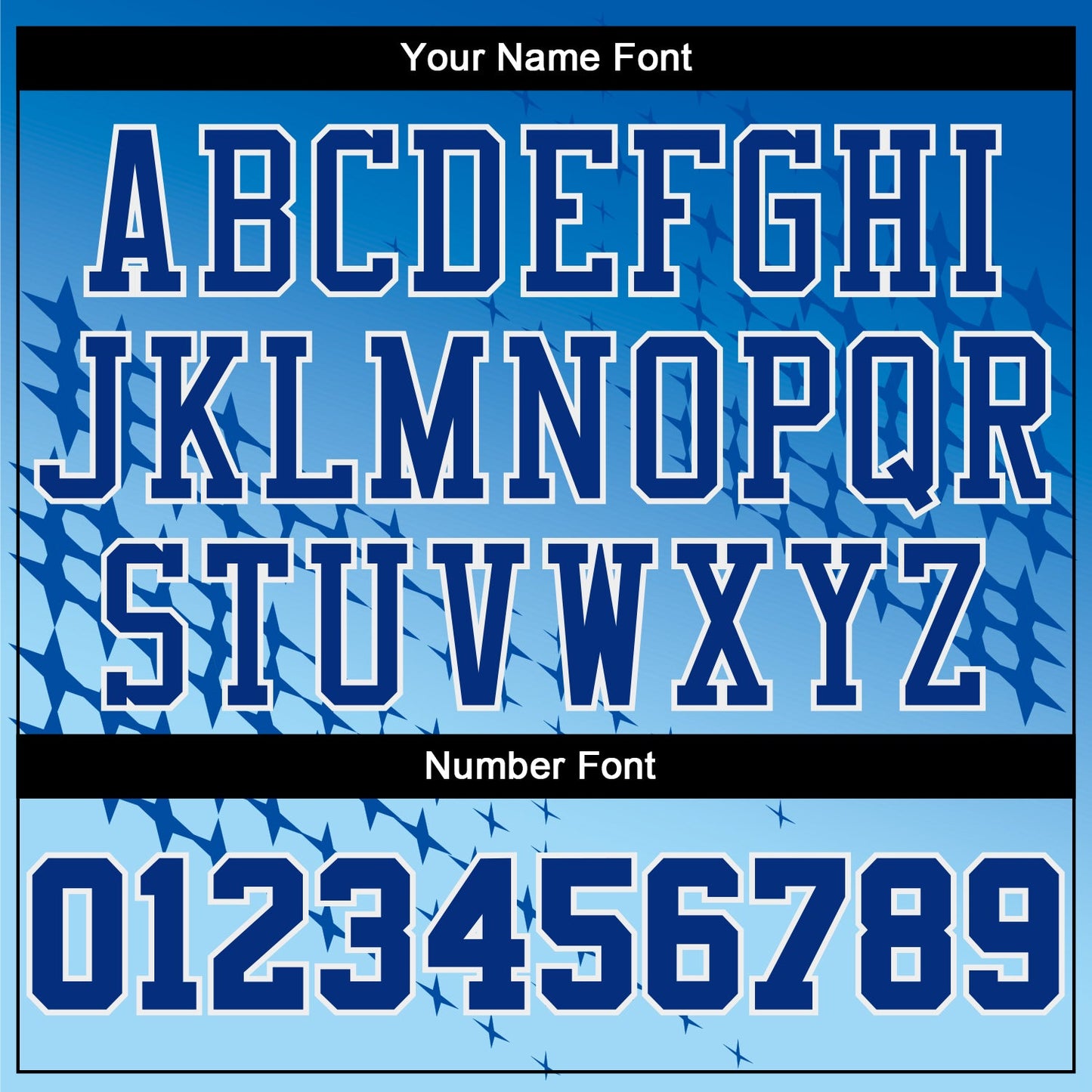 Custom Blue Royal-Light Blue Round Neck Sublimation Basketball Uniform Jersey view 4