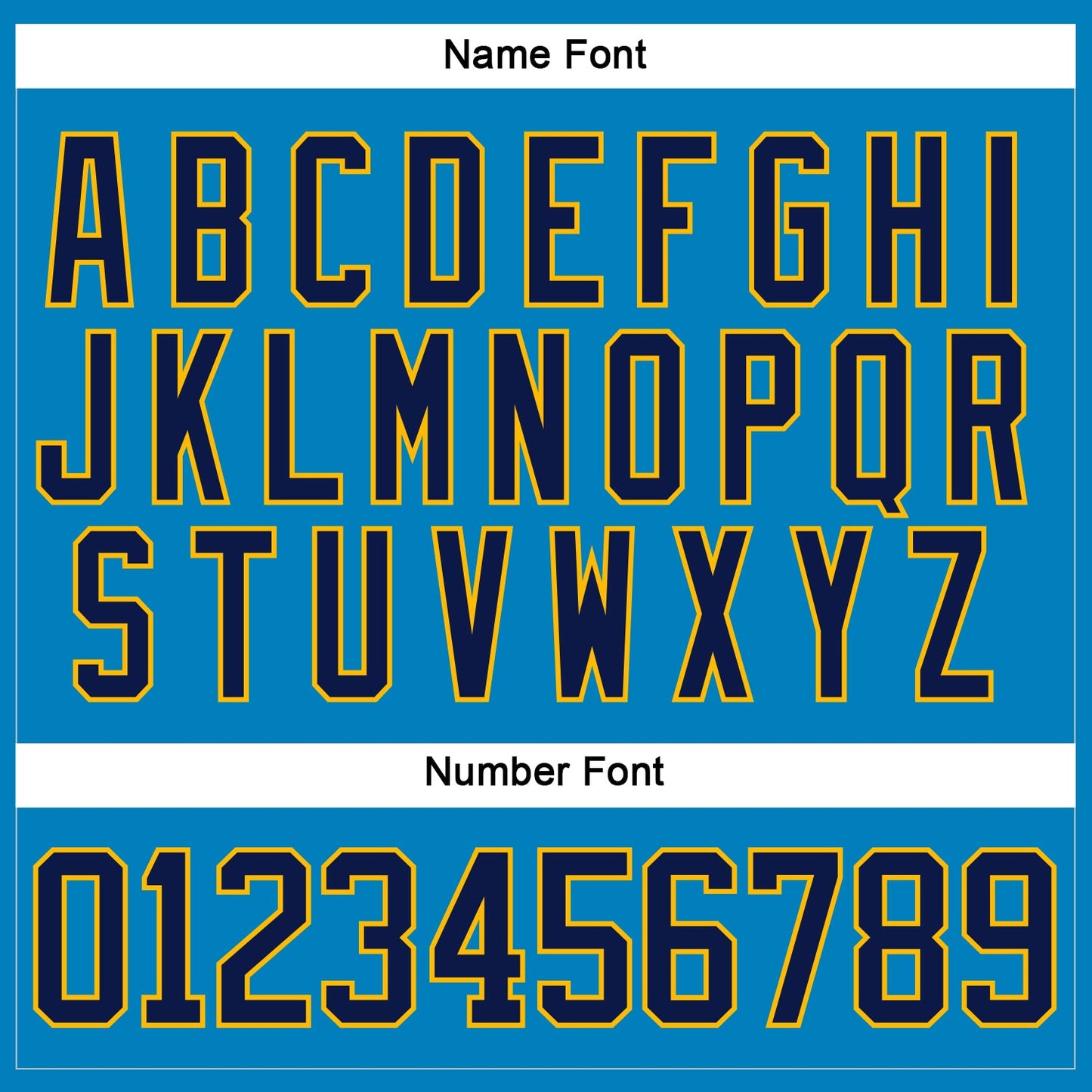Custom Blue Navy-Gold Hockey Lace Neck Jersey view 5