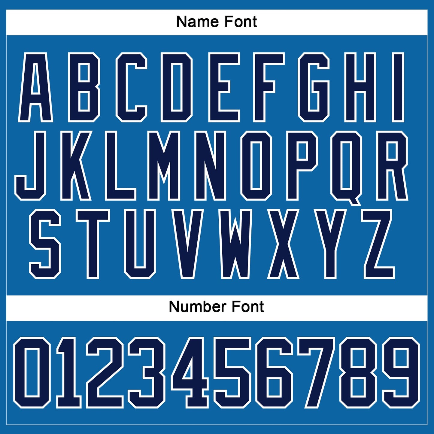 Custom Blue Navy-White Hockey Jersey view 5