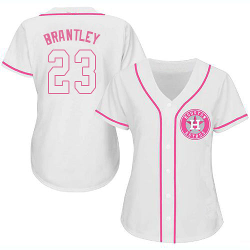 Baseball Jersey Houston Astros Michael Brantley White Fashion Stitched Jerseys - Main View