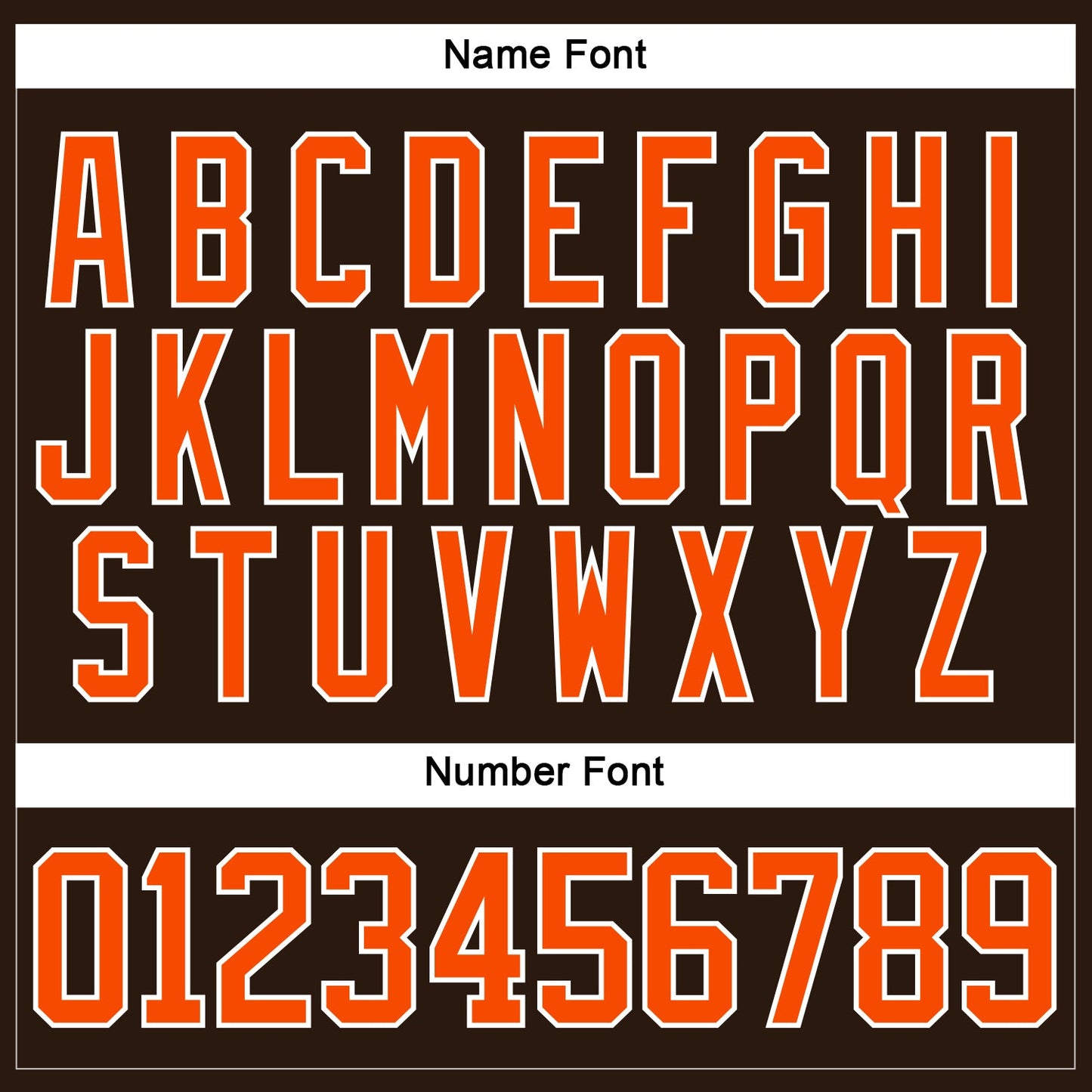 Custom Brown Orange-White Hockey Lace Neck Jersey view 5