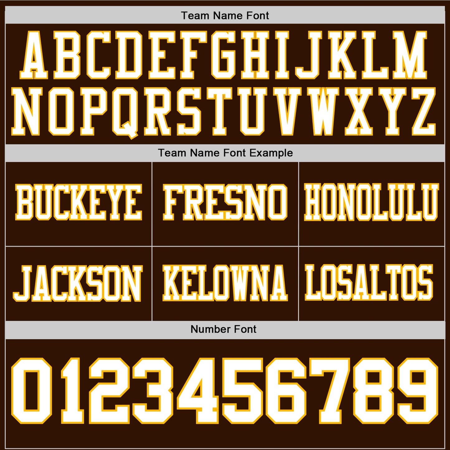 Custom Brown White-Gold Authentic Football Jersey view 4