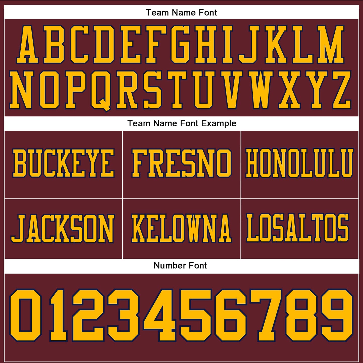Custom Burgundy Gold-Navy Authentic Football Jersey view 3