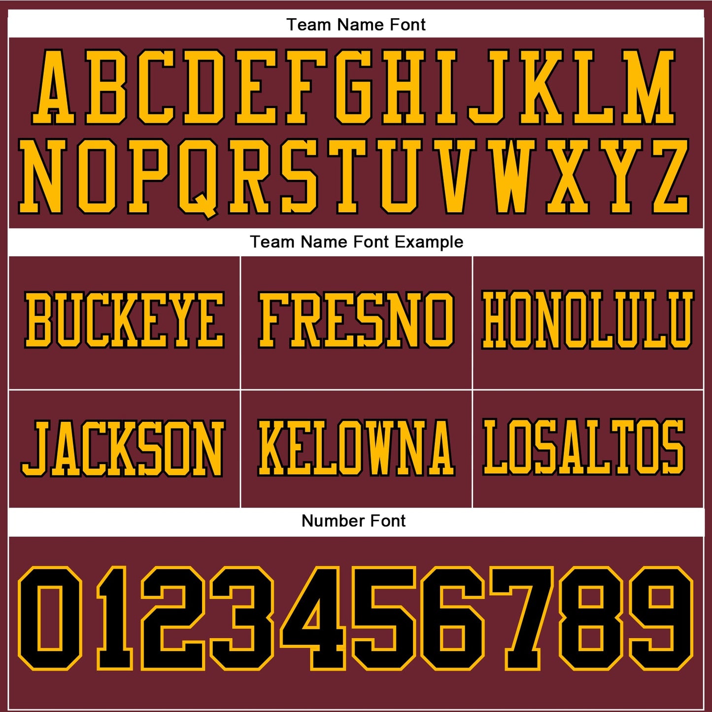 Custom Burgundy Black-Gold Authentic Football Jersey view 4