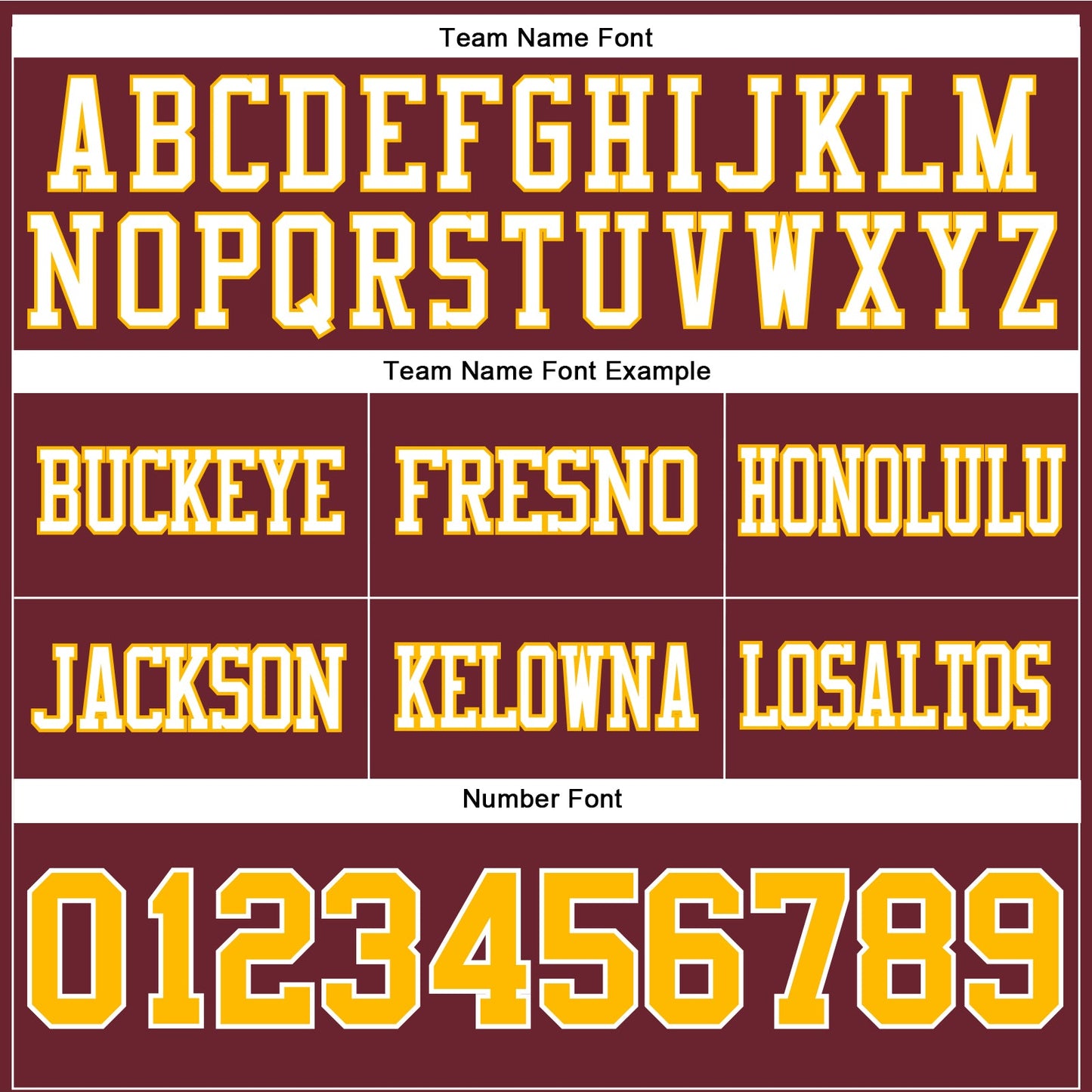 Custom Burgundy Gold-White Authentic Football Jersey view 4