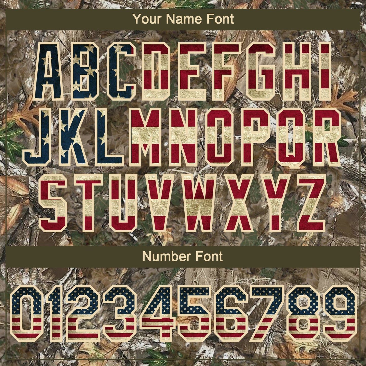 Custom Camo Vintage USA Flag-Cream 3D Woodland Camo Authentic Salute To Service Baseball Jersey view 5