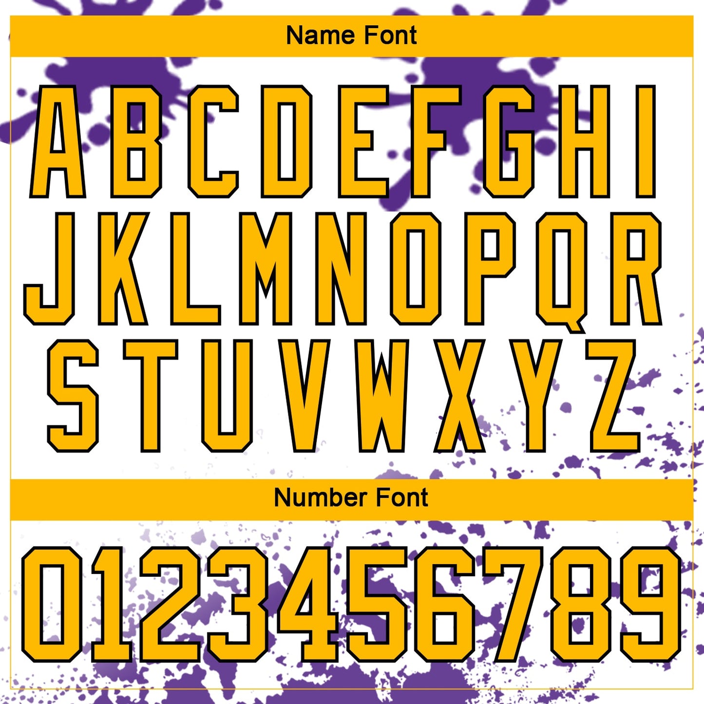 Custom Camo Gold Purple Black-White Splash Hockey Lace Neck Jersey view 5
