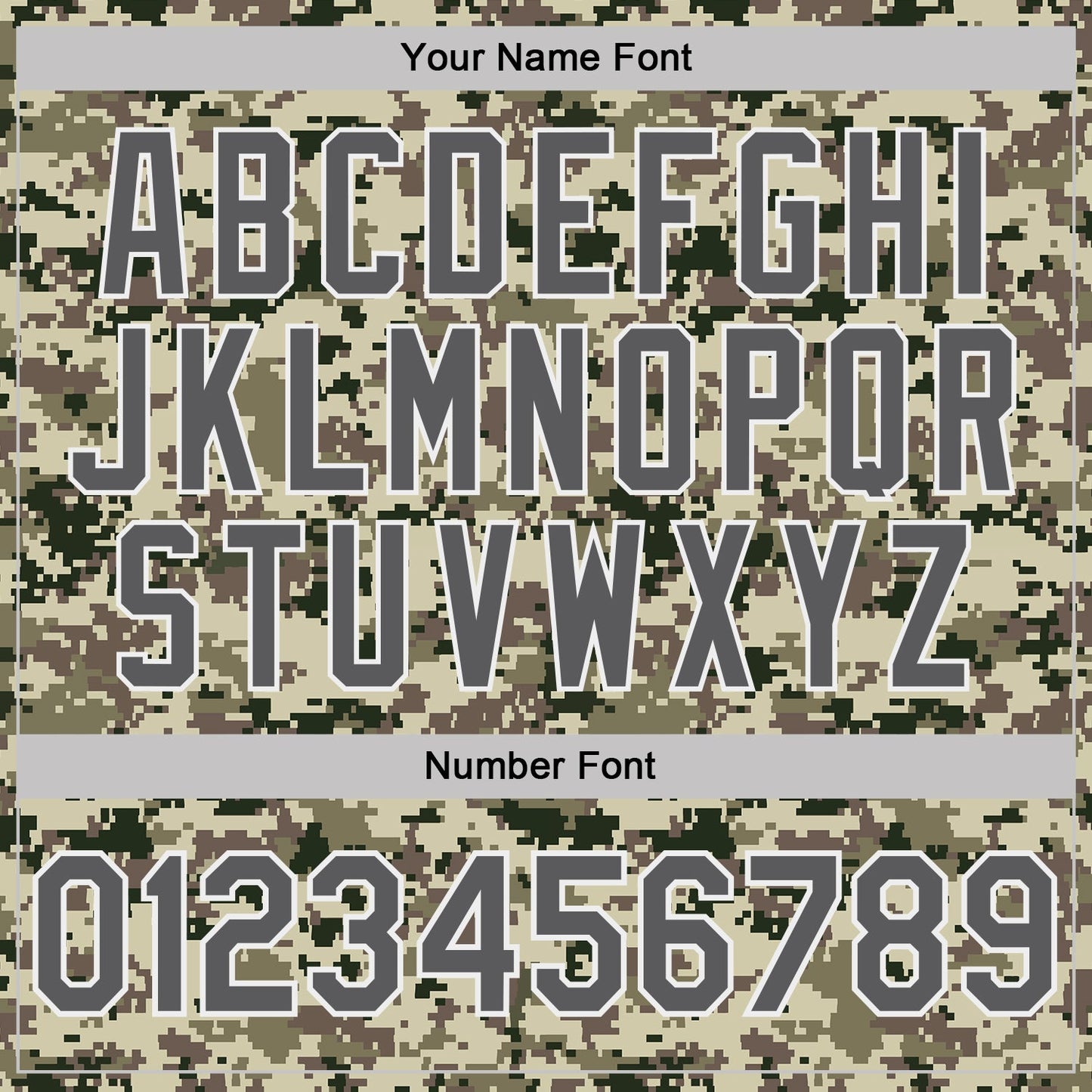 Custom Camo Steel Gray-White Terrain Digital Camouflage Pixel Salute To Service Performance T-Shirt view 4