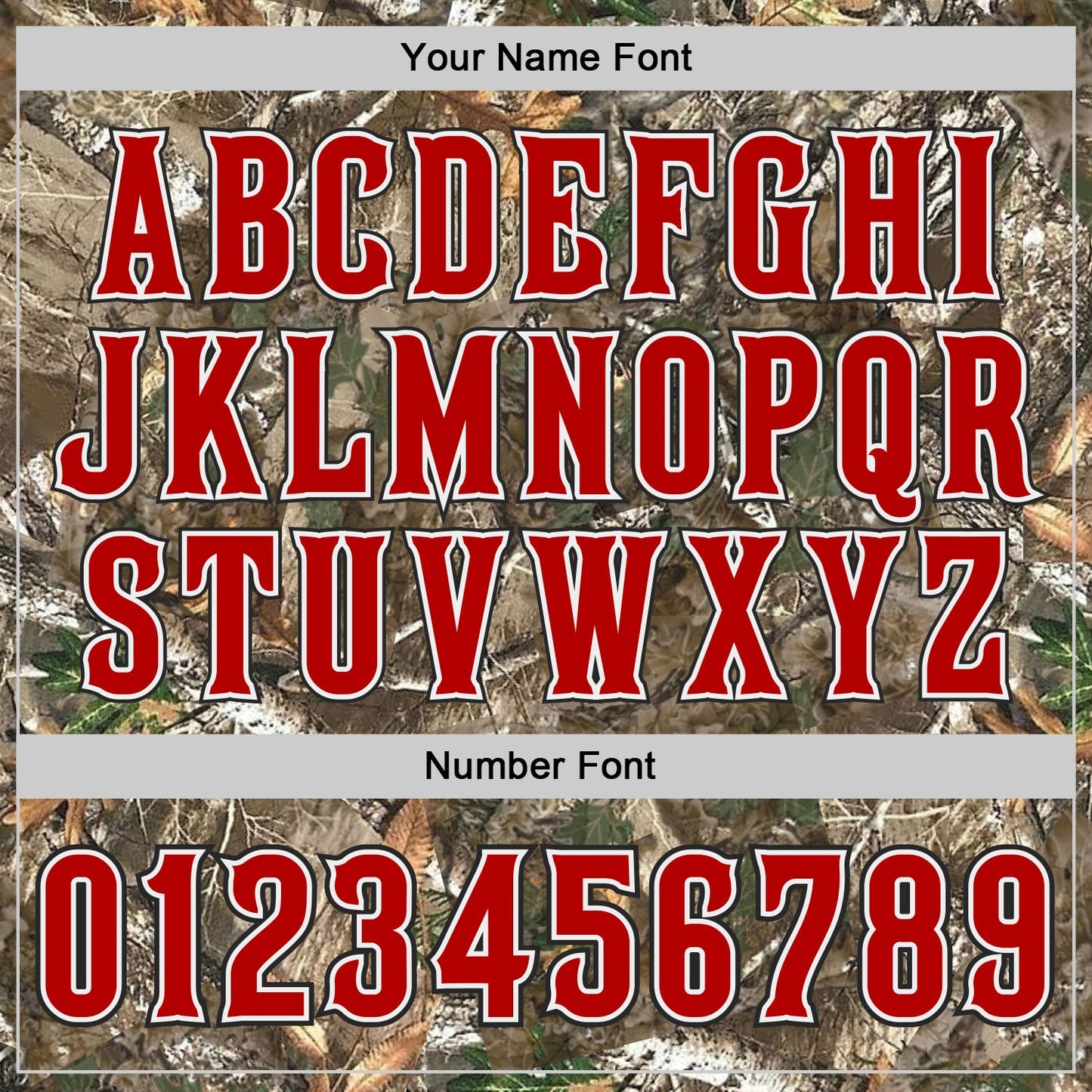 Custom Camo Red White-Black Woodland Forest Camouflage Authentic Salute To Service Baseball Jersey view 5