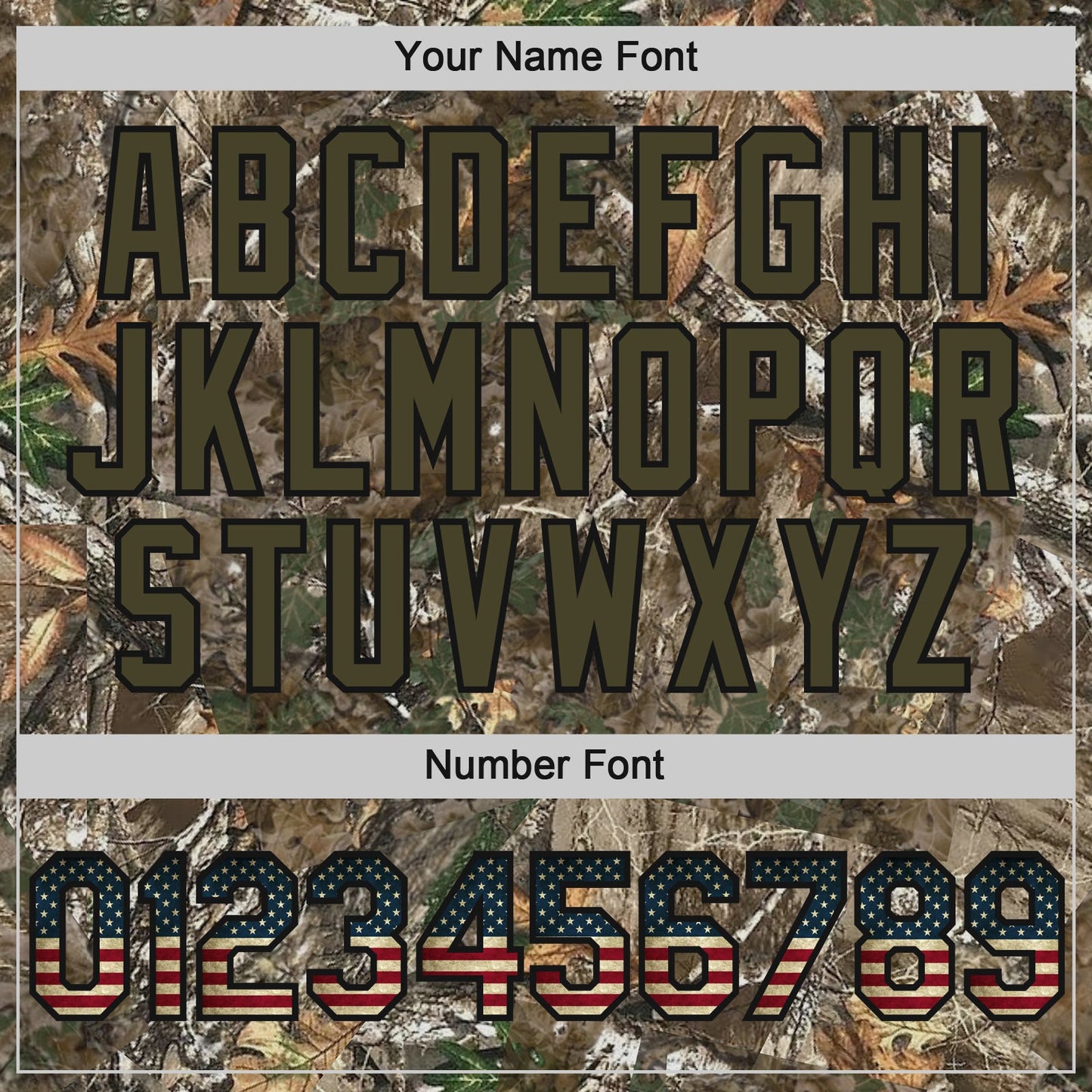 Custom Camo Vintage USA Flag Olive-Black Woodland Forest Camouflage Authentic Salute To Service Baseball Jersey view 5