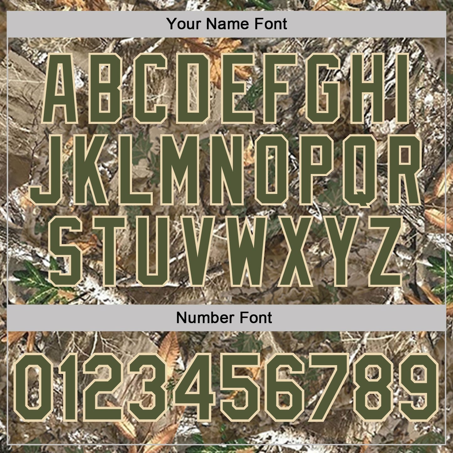 Custom Camo Olive-Cream Woodland Camouflage Salute To Service Performance T-Shirt view 4