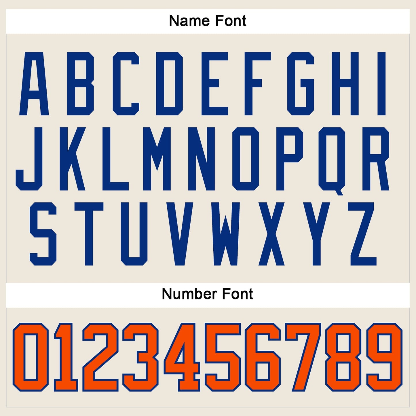 Custom Cream Orange-Royal Hockey Lace Neck Jersey view 5