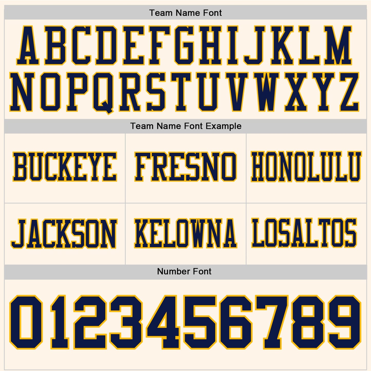 Custom Cream Navy-Gold Authentic Football Jersey view 4