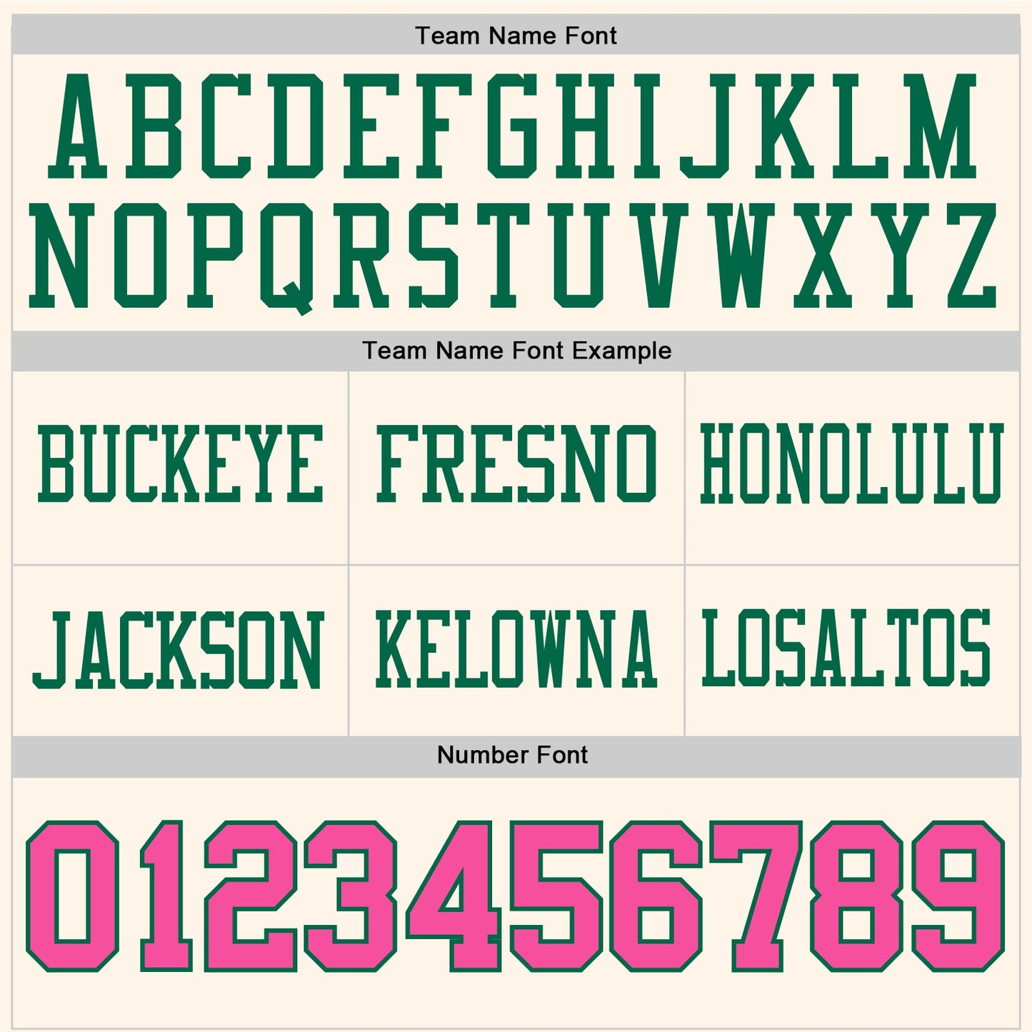 Custom Cream Pink-Kelly Green Authentic Football Jersey view 4