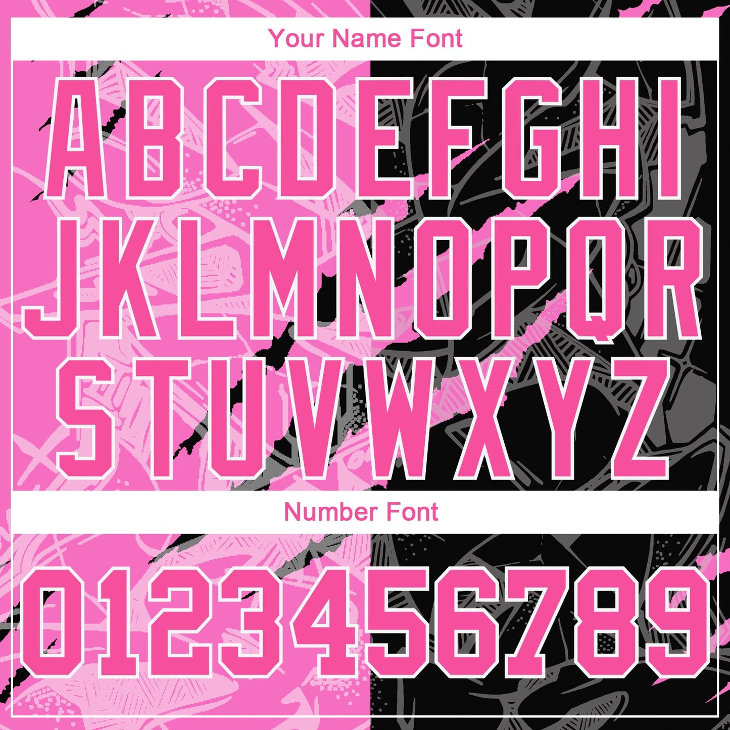 Custom Women's Graffiti Pattern Pink-White Scratch 3D V-Neck Cropped Baseball Jersey view 5