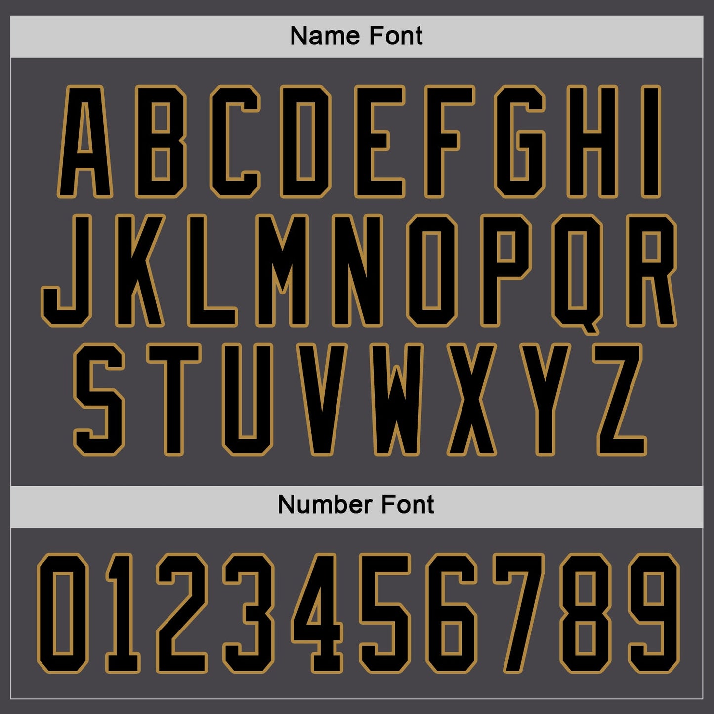 Custom Steel Gray Black-Old Gold Hockey Jersey view 4