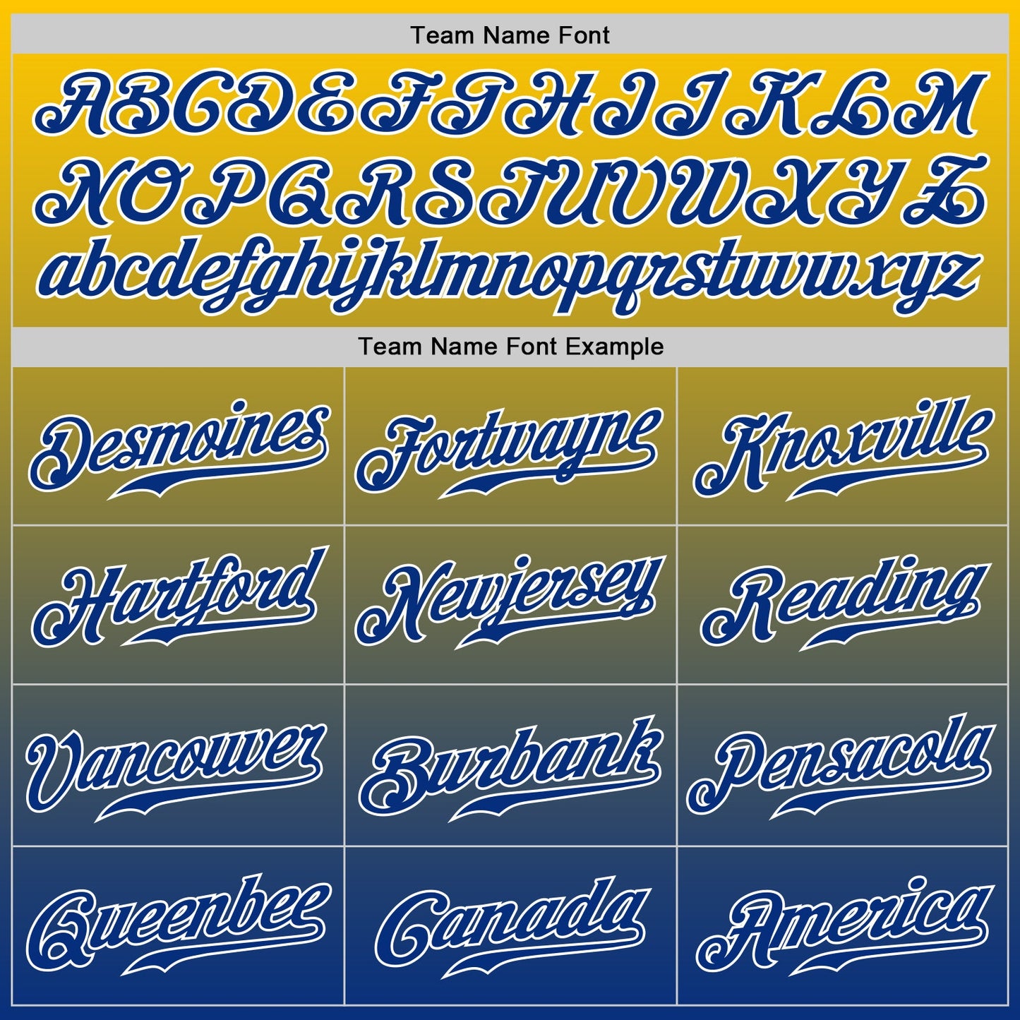 Custom Yellow Royal-White Authentic Fade Fashion Baseball Jersey view 5