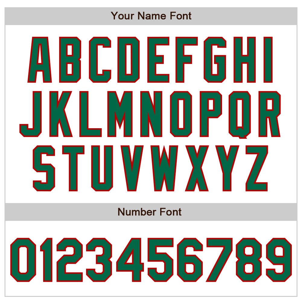 Custom White Pinstripe Kelly Green-Red Authentic Fade Fashion Baseball Jersey view 6