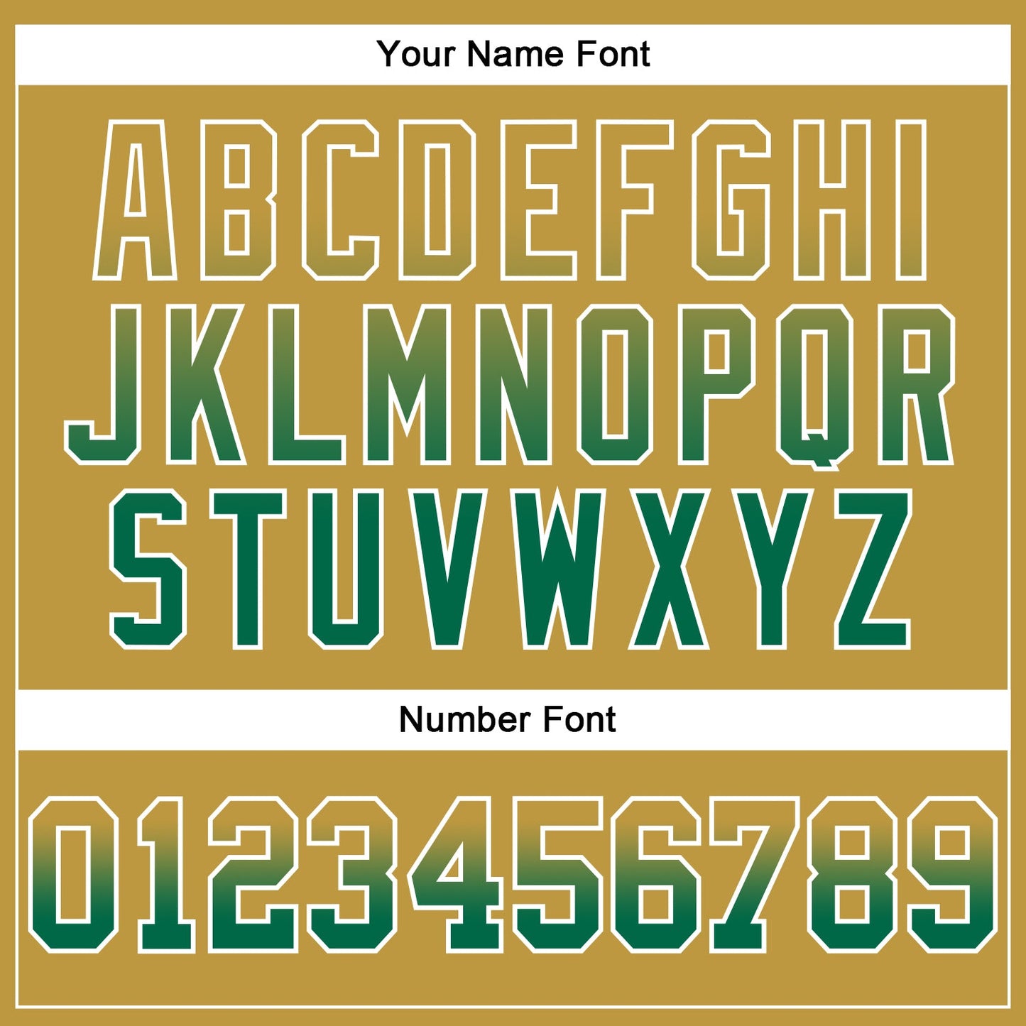Custom Stitched Old Gold Kelly Green-White Fade Fashion Arrow Sports Pullover Sweatshirt Hoodie view 4