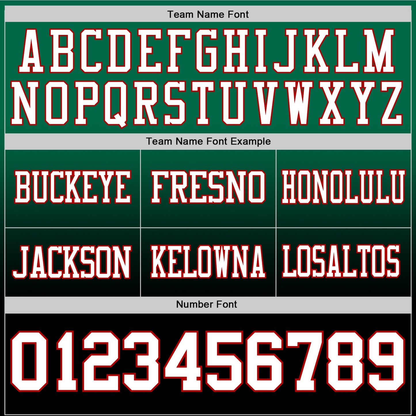 Custom Kelly Green White Black-Red Authentic Fade Fashion Football Jersey view 3