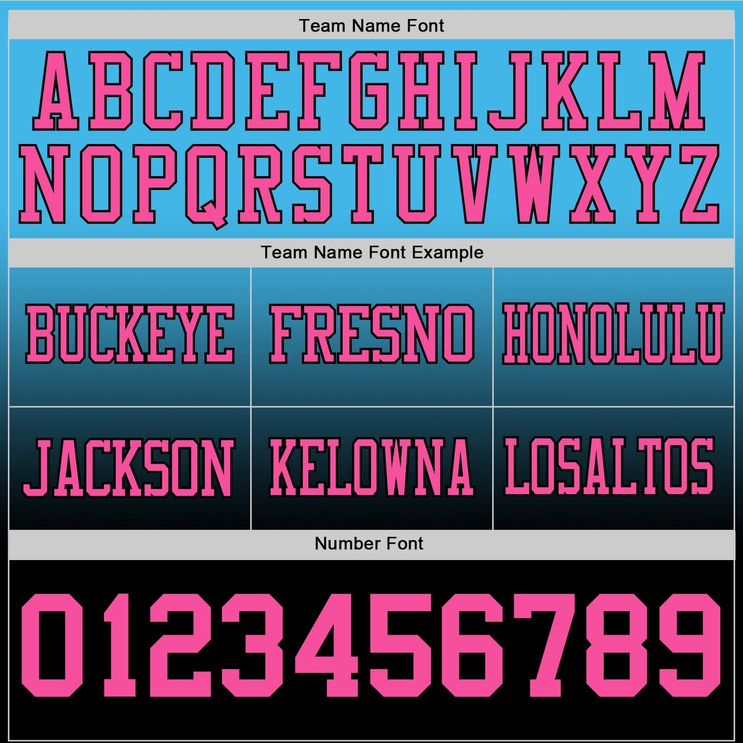 Custom Sky Blue Pink-Black Authentic Fade Fashion Football Jersey view 3