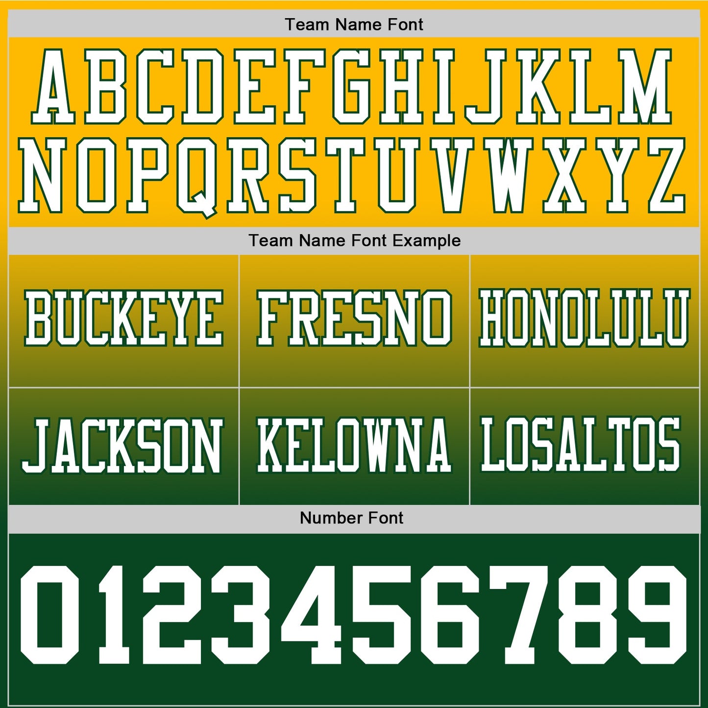 Custom Gold White-Green Authentic Fade Fashion Football Jersey view 3