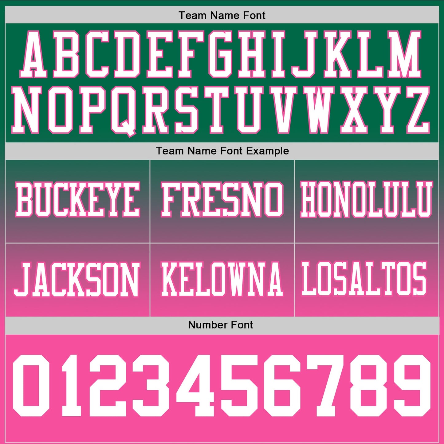 Custom Kelly Green White-Pink Authentic Fade Fashion Football Jersey view 3