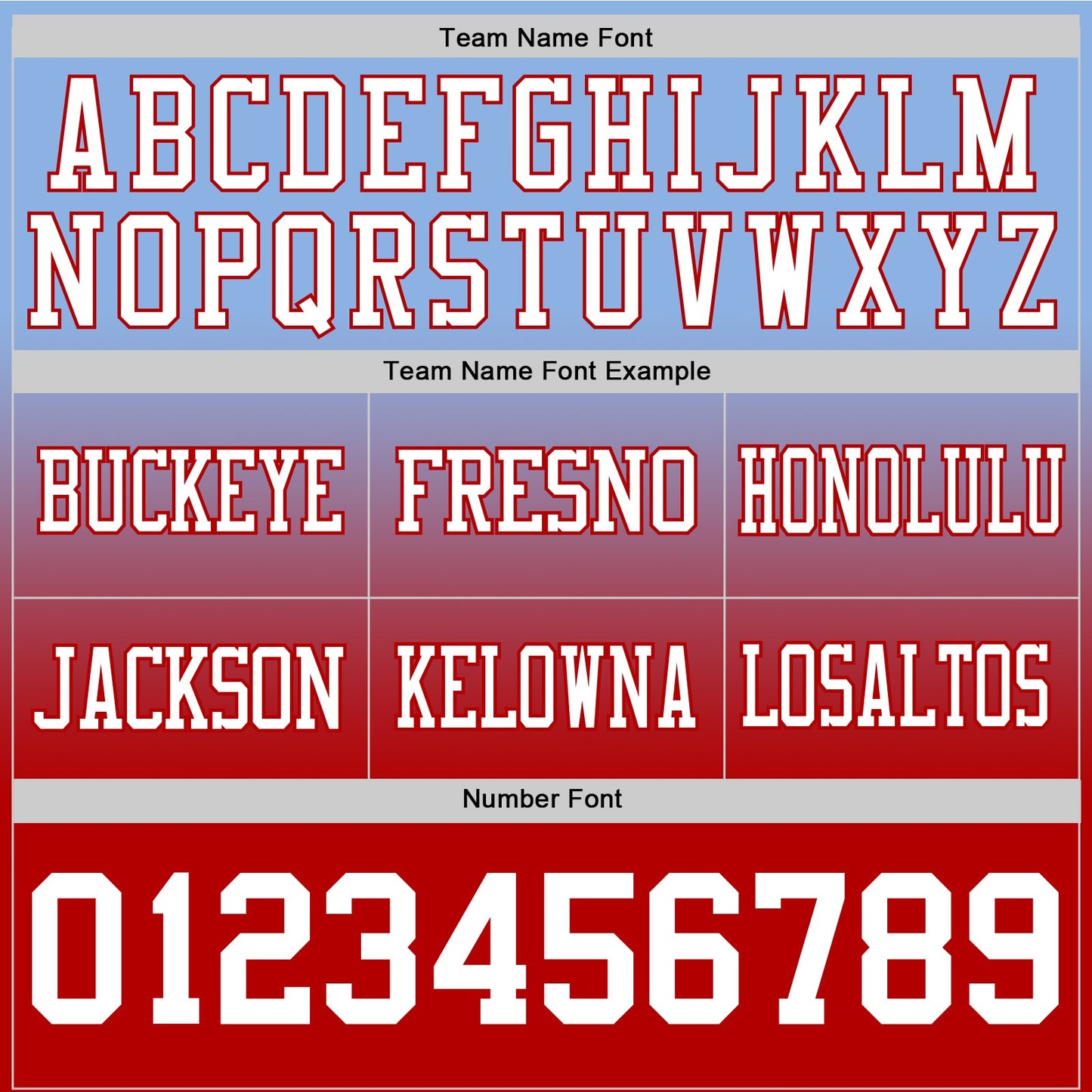 Custom Light Blue White-Red Authentic Fade Fashion Football Jersey view 3