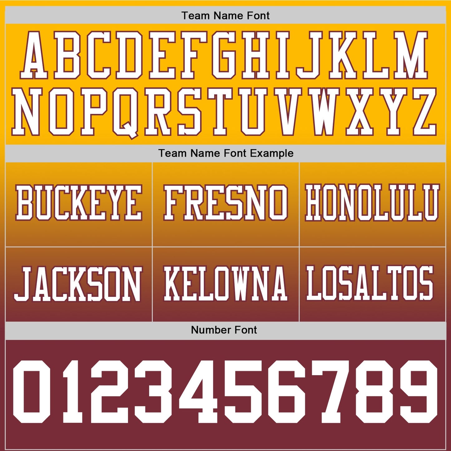 Custom Gold White-Burgundy Authentic Fade Fashion Football Jersey view 3