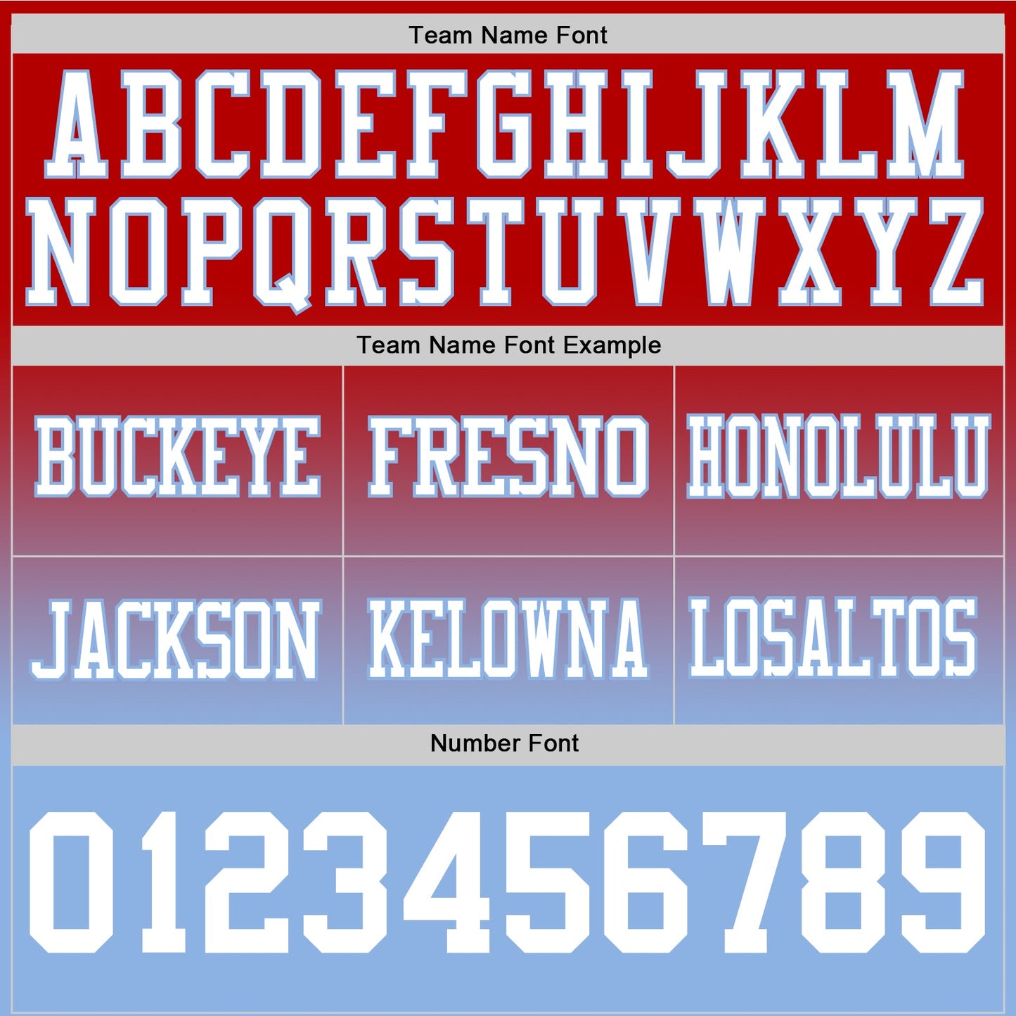 Custom Red White-Light Blue Authentic Fade Fashion Football Jersey view 3