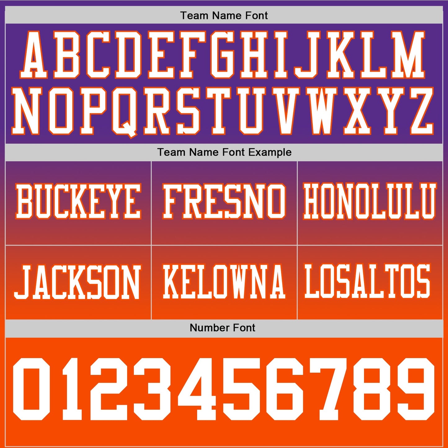 Custom Purple White-Orange Authentic Fade Fashion Football Jersey view 3