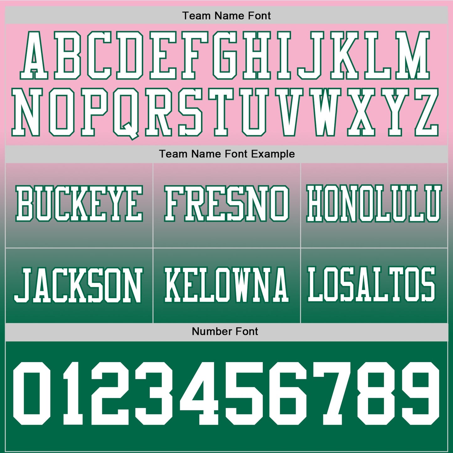 Custom Light Pink White-Kelly Green Authentic Fade Fashion Football Jersey view 3