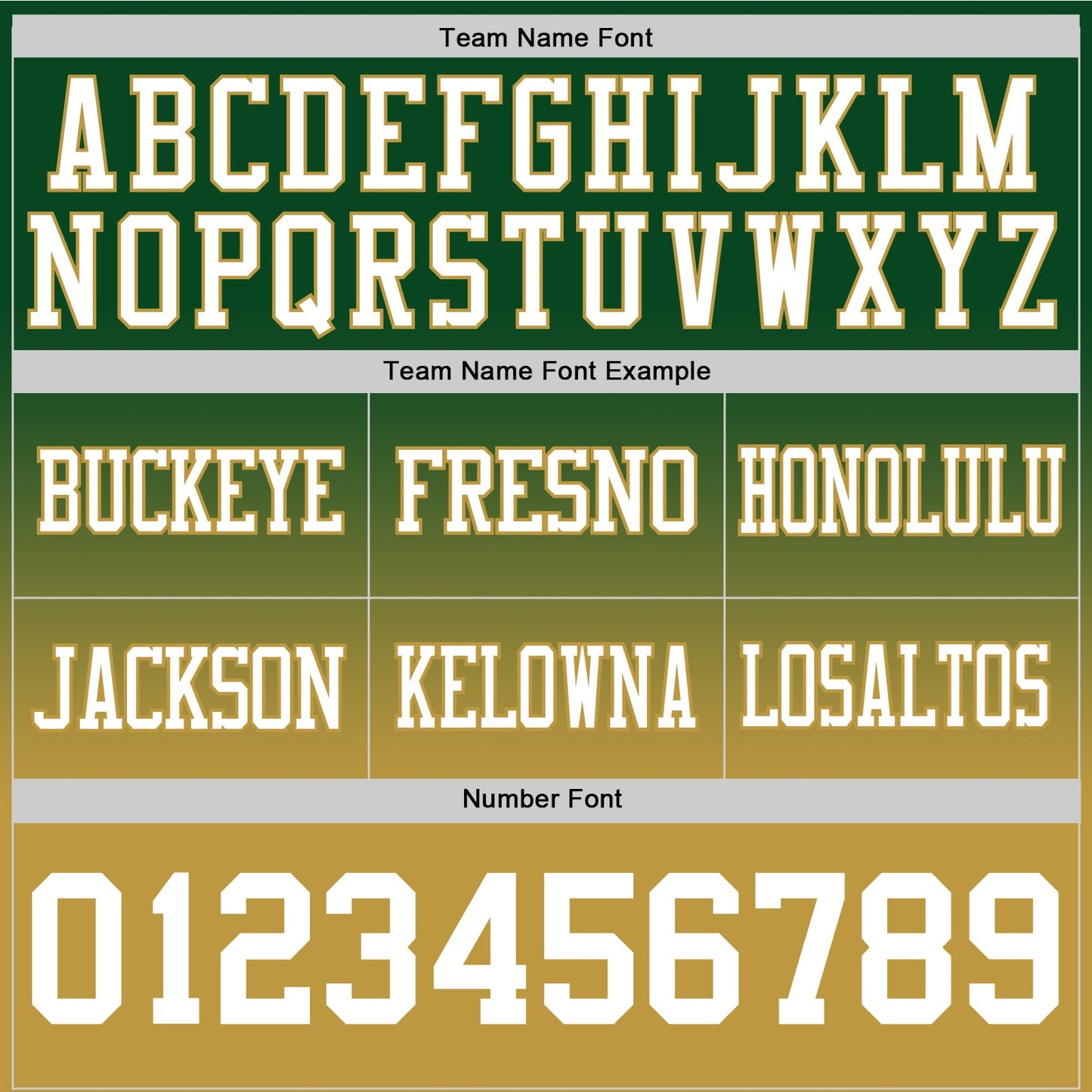 Custom Green White-Old Gold Authentic Fade Fashion Football Jersey view 3