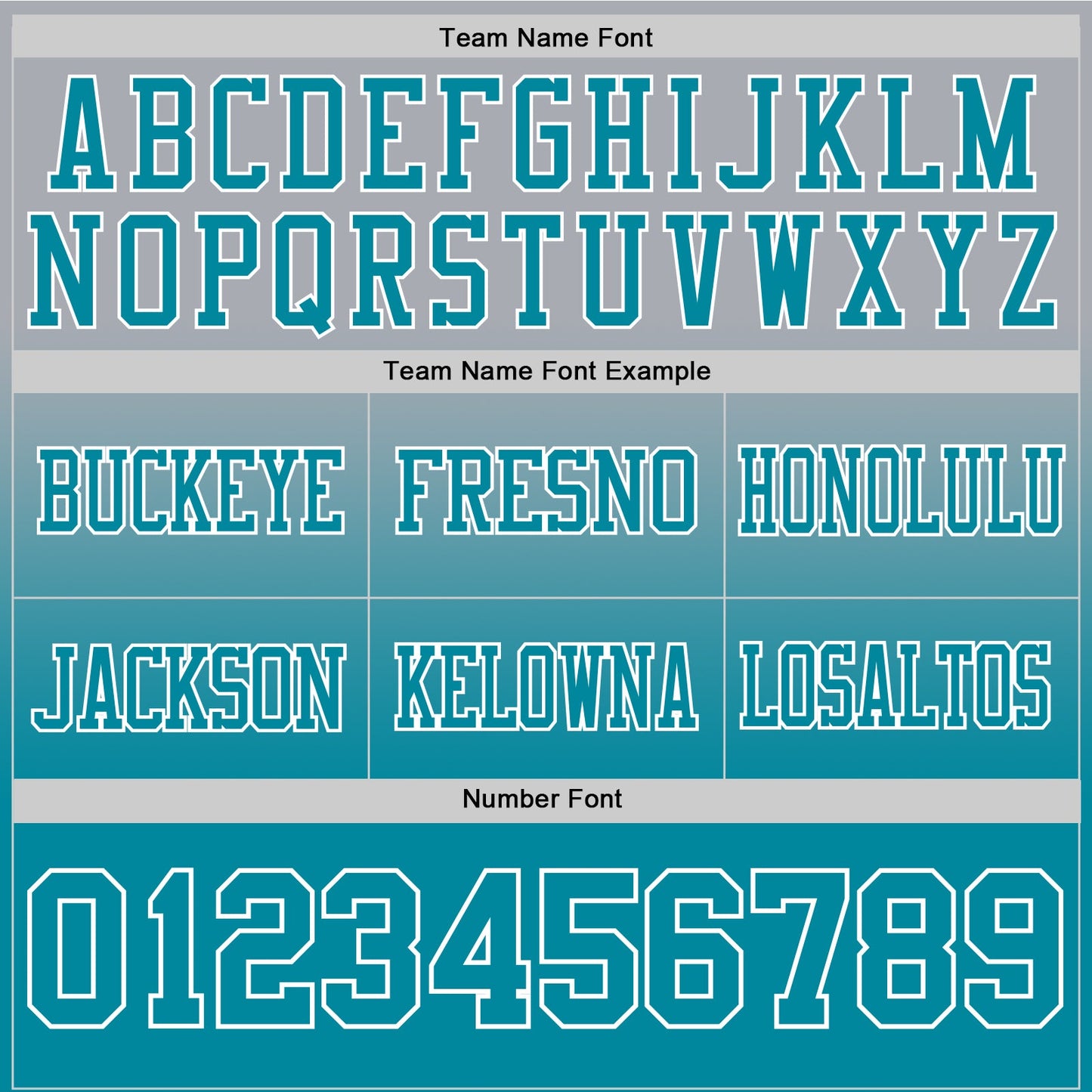 Custom Gray Teal-White Authentic Fade Fashion Football Jersey view 3