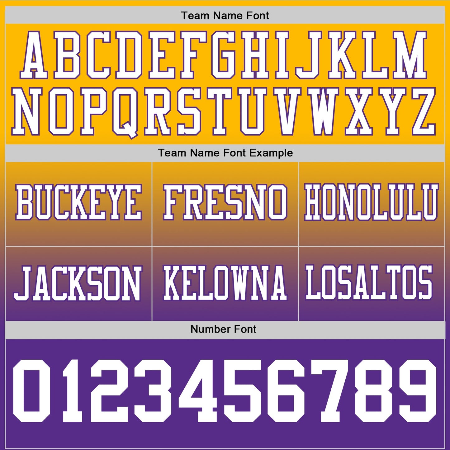 Custom Gold White-Purple Authentic Fade Fashion Football Jersey view 3