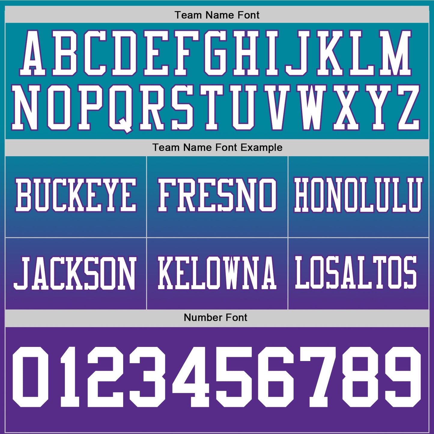 Custom Teal White-Purple Authentic Fade Fashion Football Jersey view 3