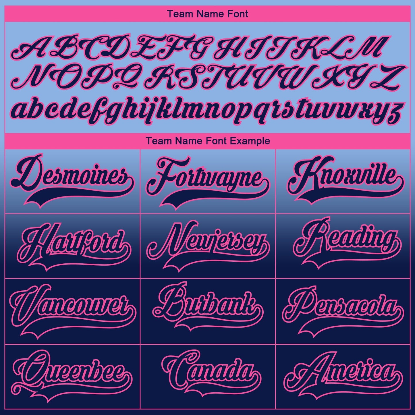 Custom Light Blue Navy-Pink Fade Fashion Hockey Lace Neck Jersey view 7