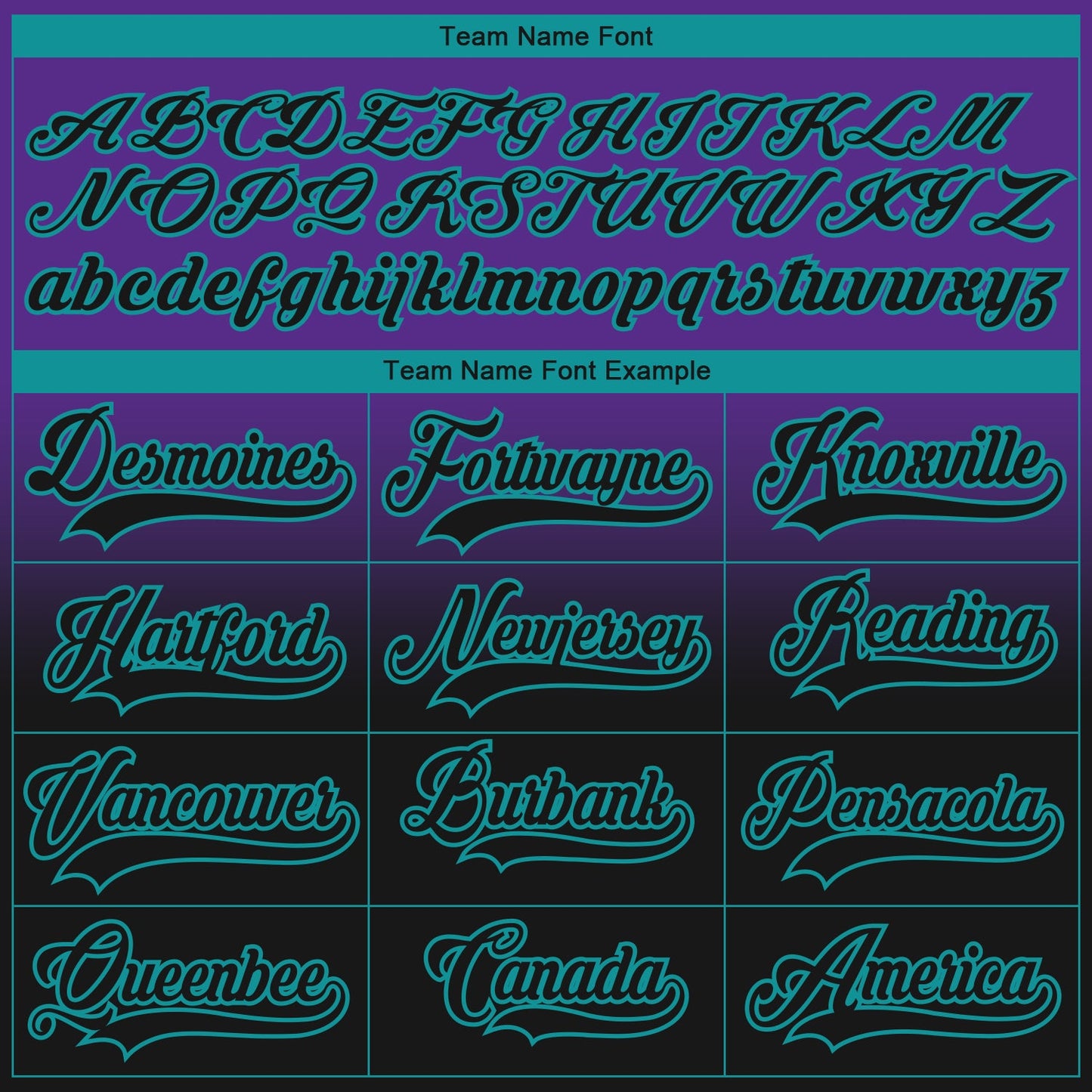 Custom Purple Black-Teal Fade Fashion Hockey Lace Neck Jersey view 7