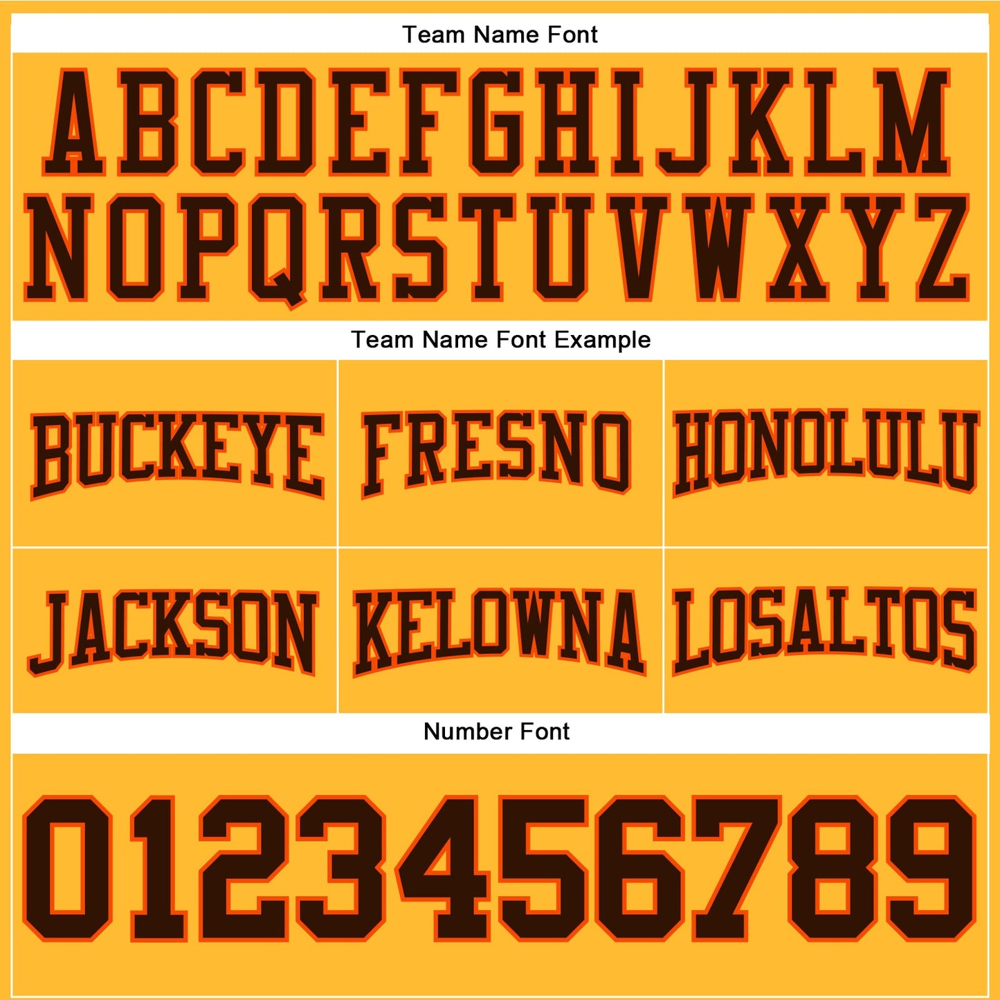 Custom Stitched Gold Brown-Orange Football Pullover Sweatshirt Hoodie view 3