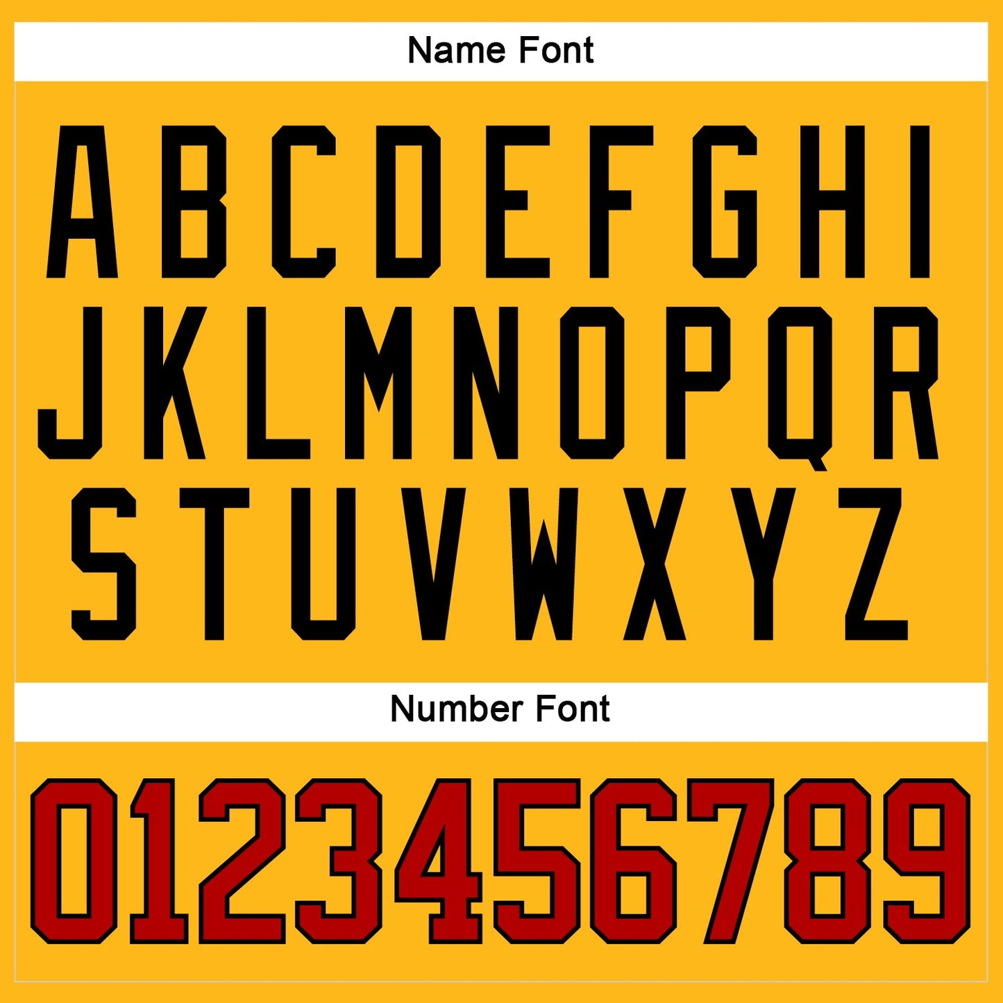 Custom Gold Red-Black Hockey Jersey view 5
