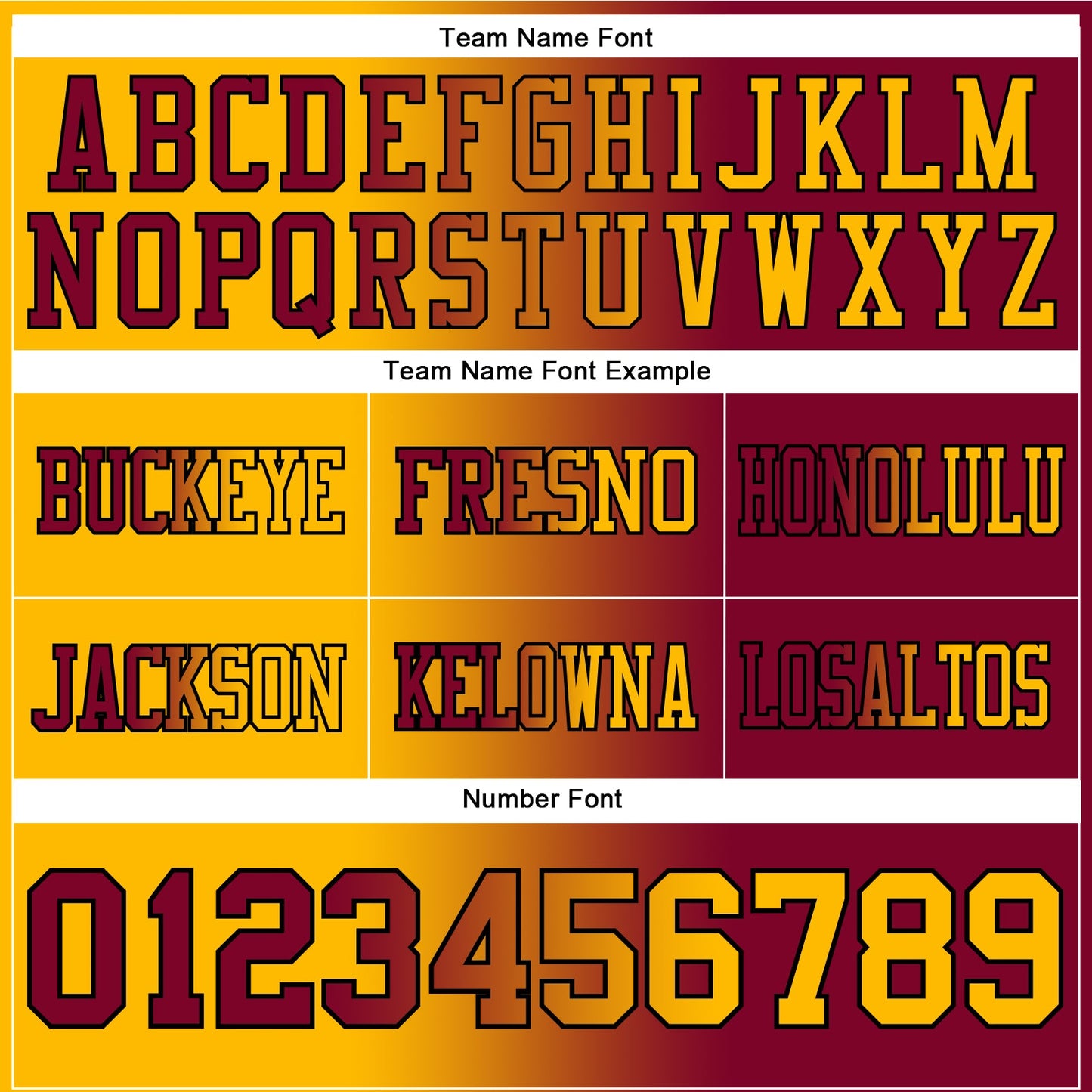 Custom Maroon Gold-Black Authentic Gradient Fashion Football Jersey view 3