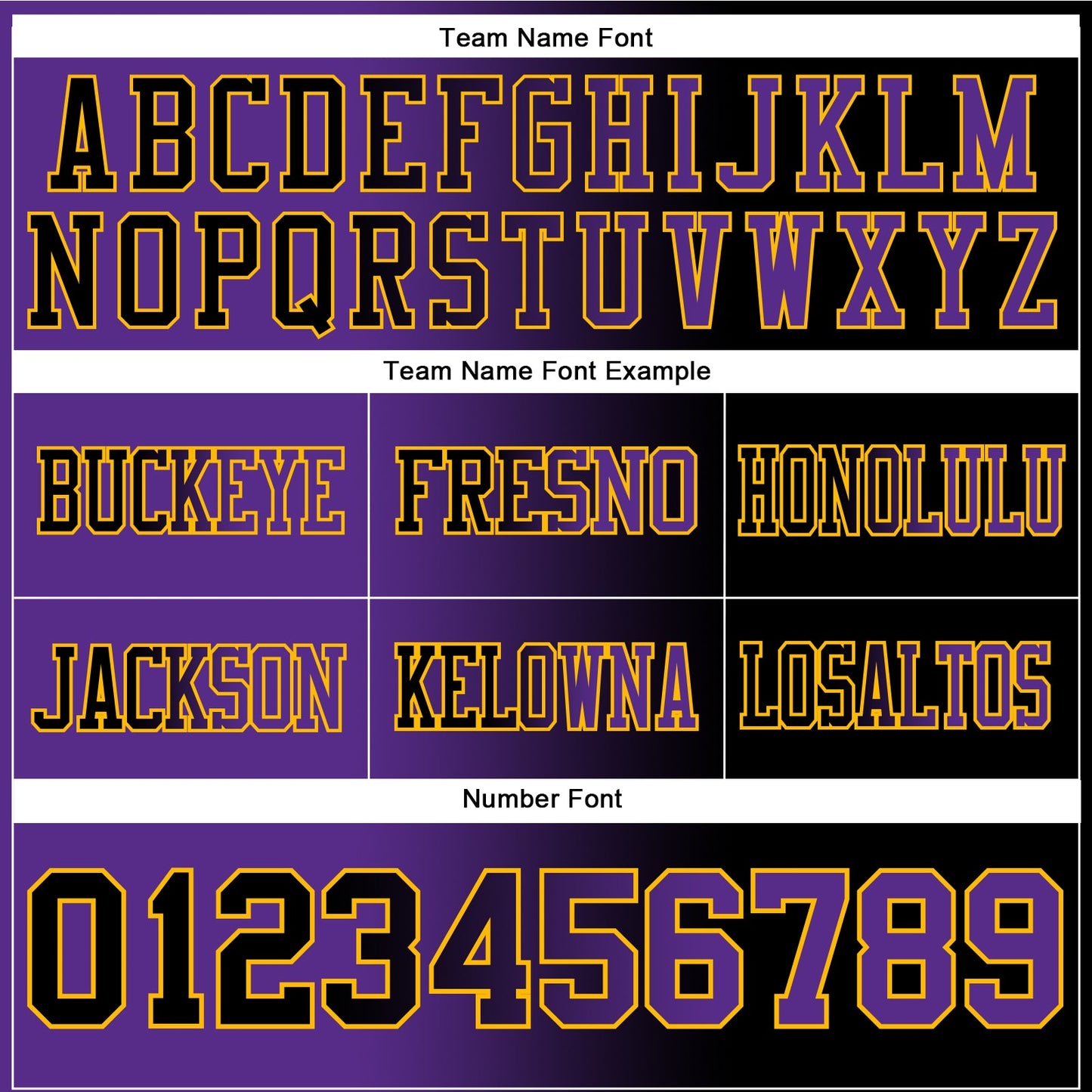 Custom Black Purple-Gold Authentic Gradient Fashion Football Jersey view 3