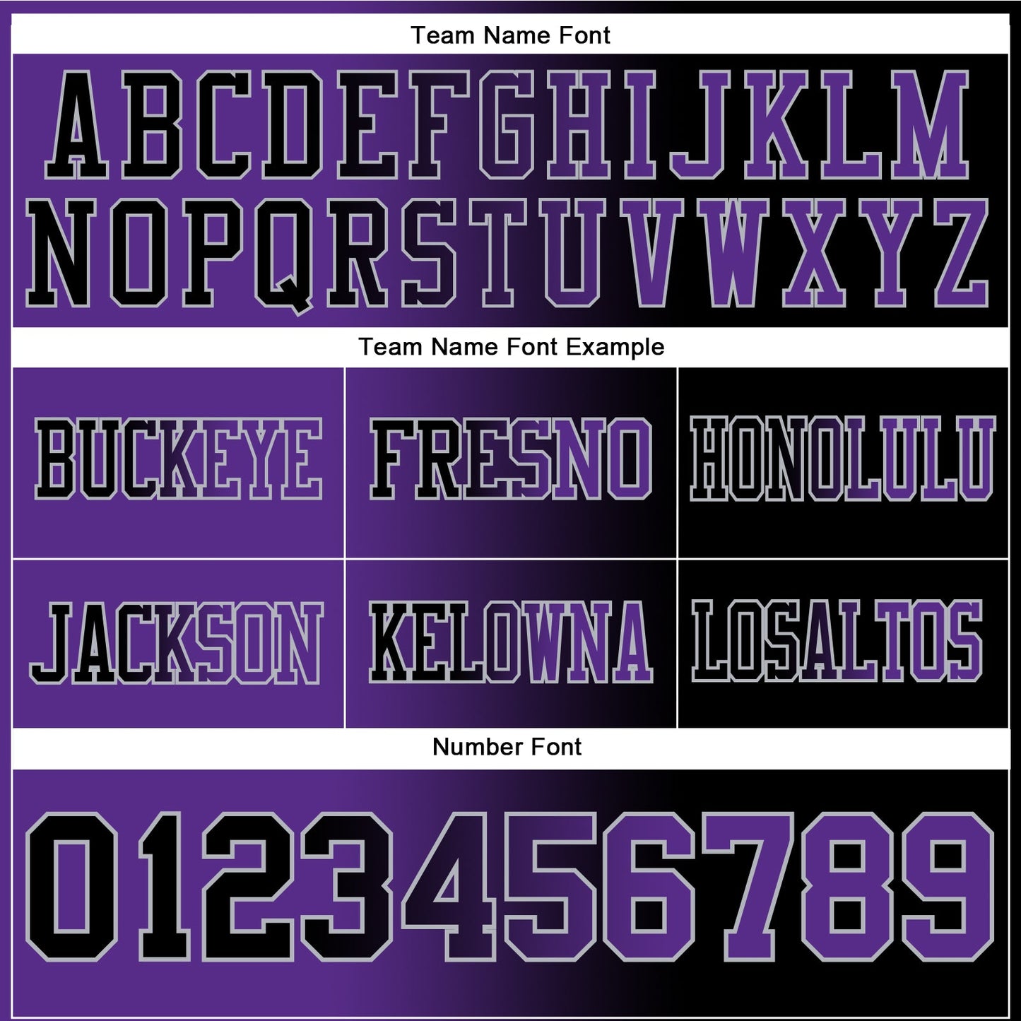 Custom Black Purple-Gray Authentic Gradient Fashion Football Jersey view 3