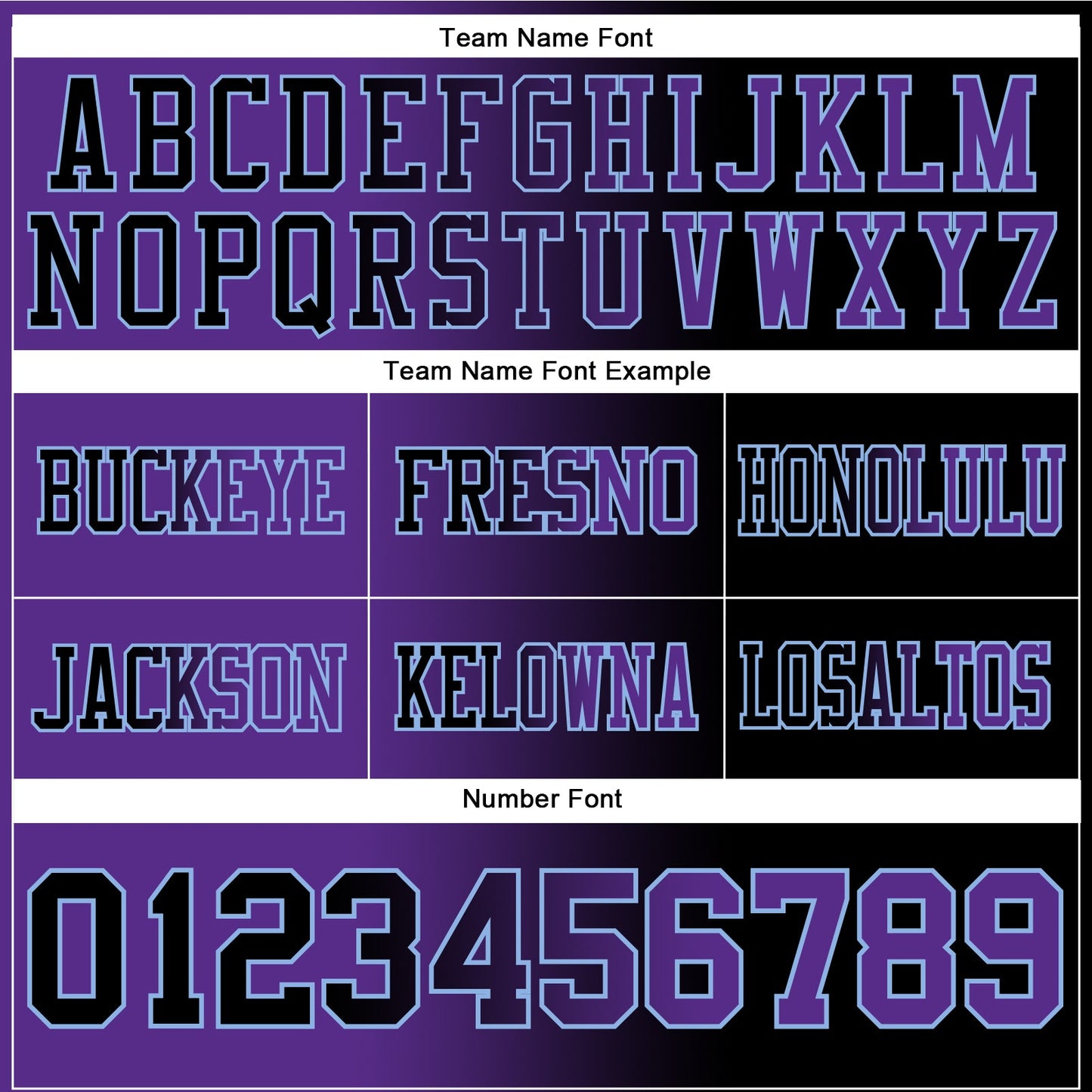 Custom Black Purple-Light Blue Authentic Gradient Fashion Football Jersey view 3