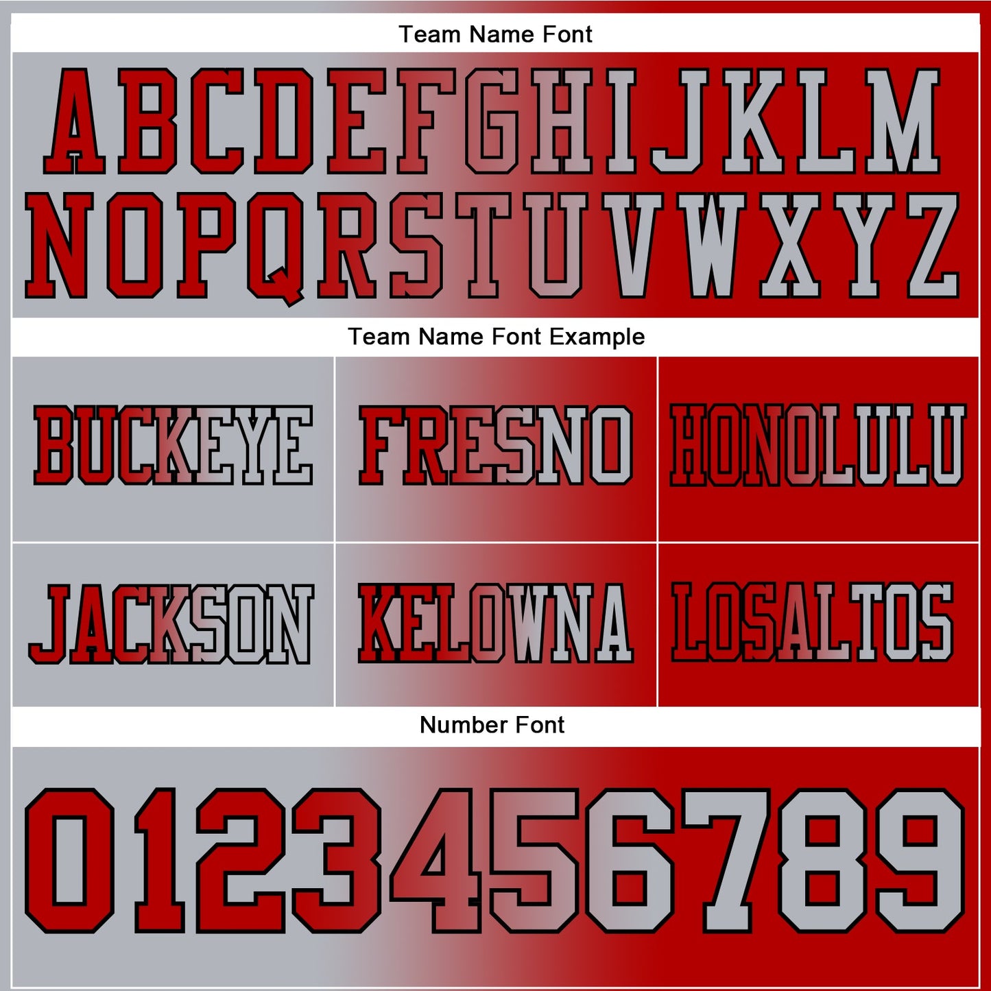 Custom Red Gray-Black Authentic Gradient Fashion Football Jersey view 3