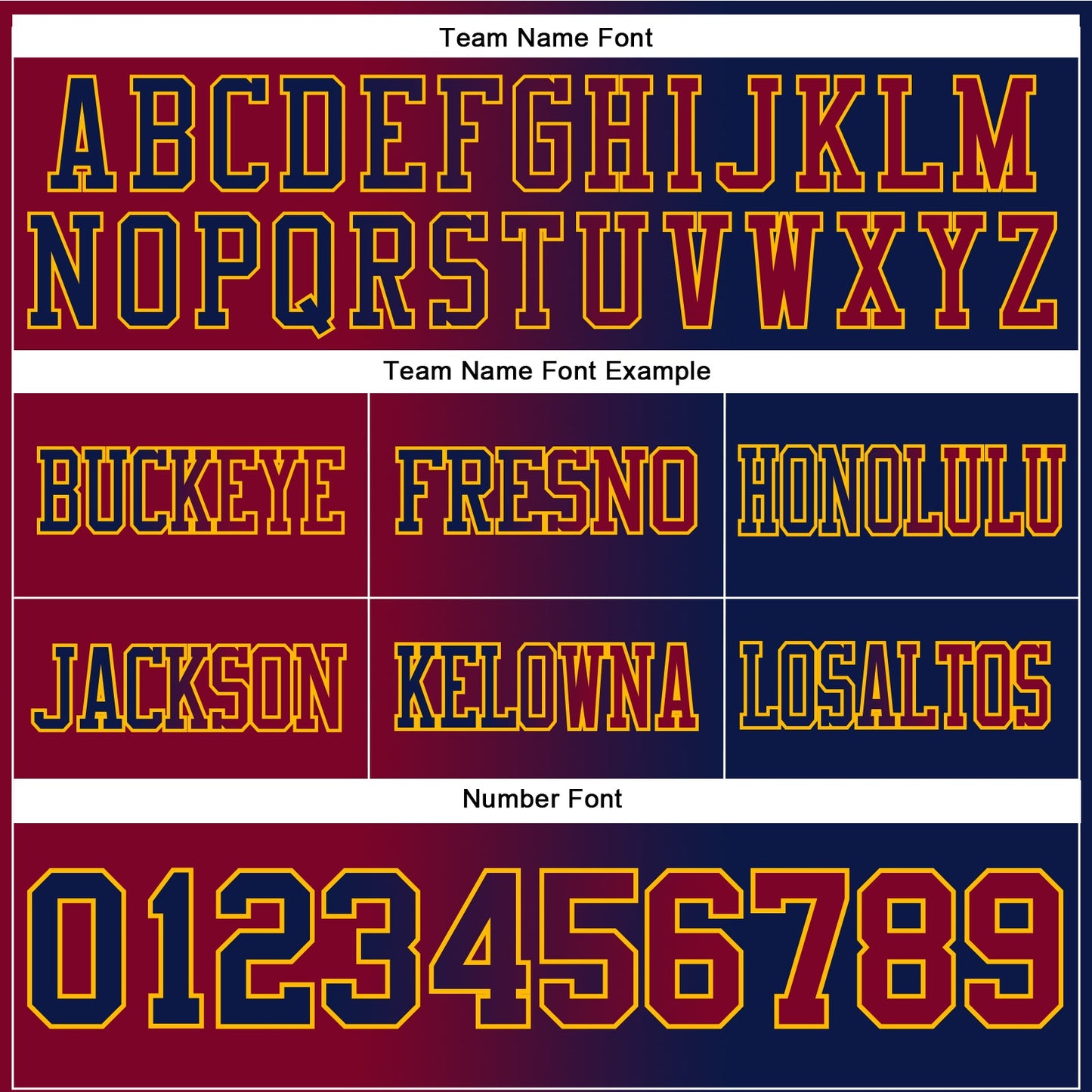 Custom Navy Maroon-Gold Authentic Gradient Fashion Football Jersey view 3