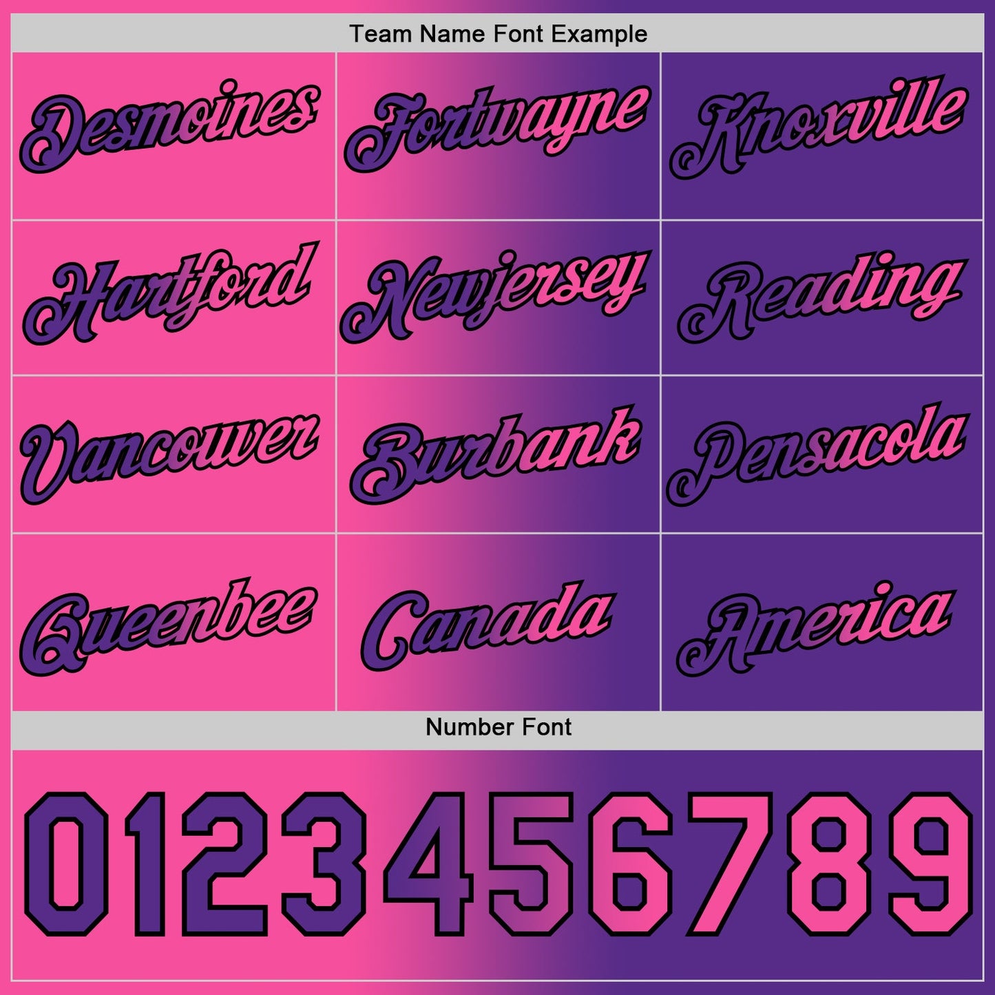 Custom Purple Pink-Black Gradient Fashion Performance T-Shirt view 4