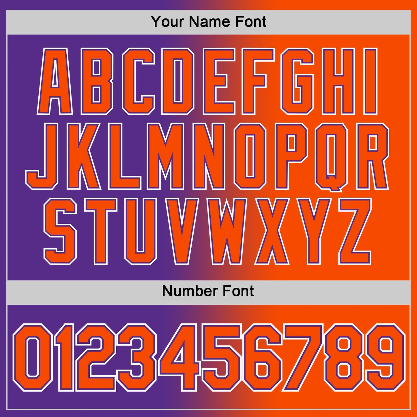 Custom Purple Orange-White Gradient Fashion Performance T-Shirt view 5